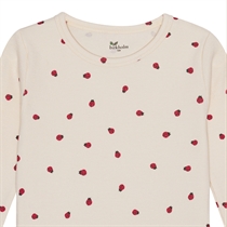 BIRKHOLM Rib Bluse Mariehøner